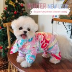 Szuper kényelmes viselet vastag, színes, négylábú pamutkabátban